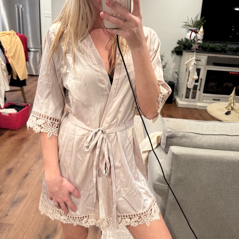 Le Rose Stories Bridesmaid Robe XS/S